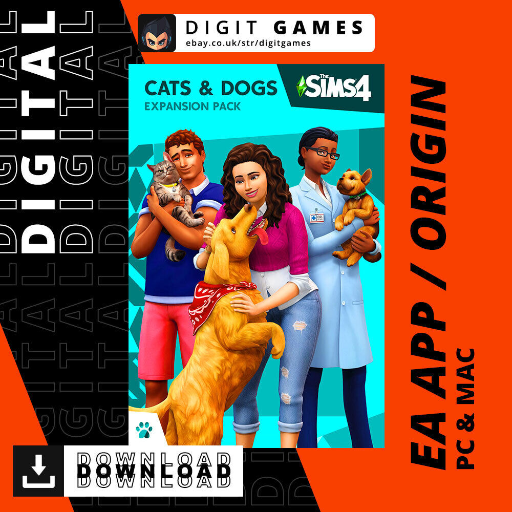 Jogo PC The Sims 4 Cães e Gatos: Expansion pack (Código de descarga) 