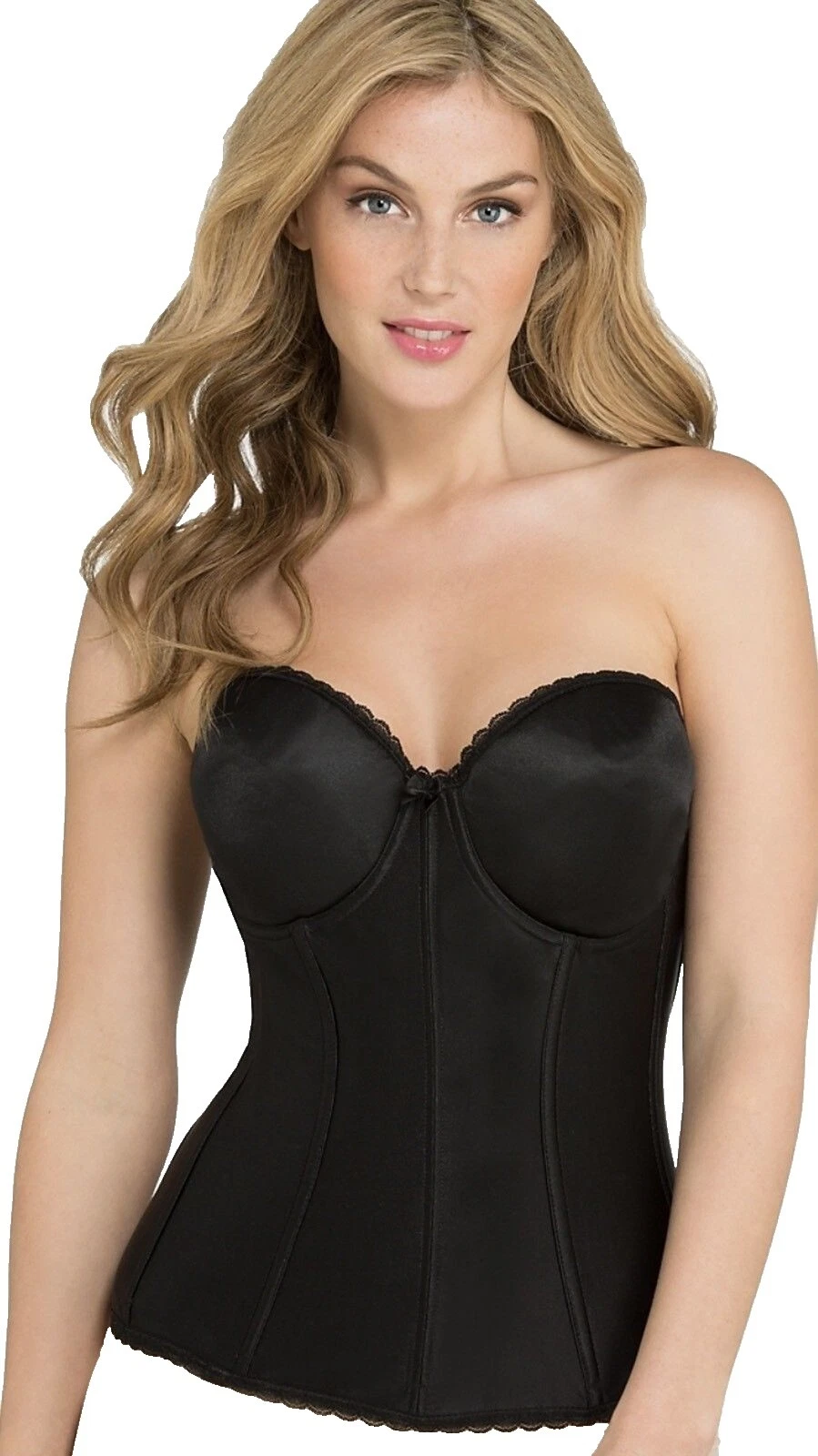 Va Bien Black Regular Size Corsets & Bustiers for Women