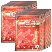 Hanil Power Korean Red Ginseng Pad Pain Relief Patch Health Pads 100pack 2000pcs