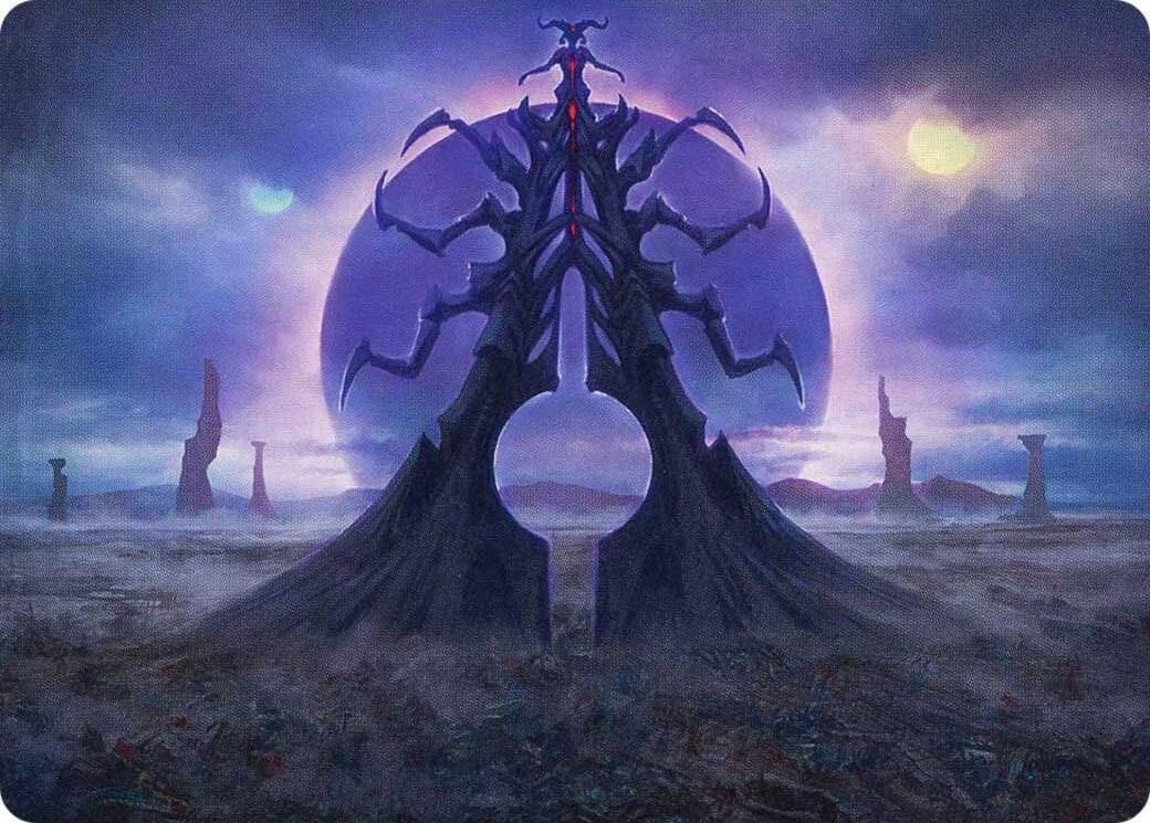 mtg signed art cards phyrexia all will be one Mondrak, Glory Dominus Art Card [Phyrexia: All Will Be One Art Series] main image 1