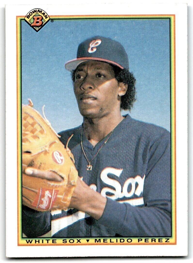 1990-bowman-baseball-card-melido-perez-chicago-white-sox-310-ebay