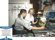 MARY COSTA SIGNED DISNEY SLEEPING BEAUTY 8x10 PHOTO B ACTRESS BECKETT COA BAS