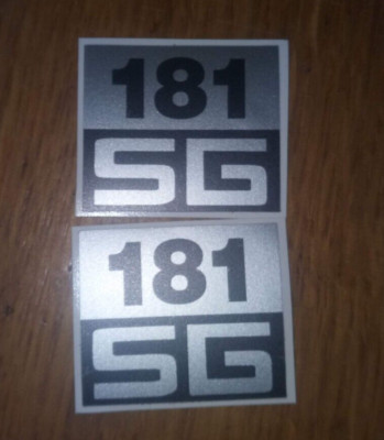 2 sticker decal fits to Husqvarna 181 SG starter COVER | eBay