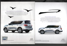 Lot of 2 : 2010 Print ad for Infiniti "Inspired Performance"
