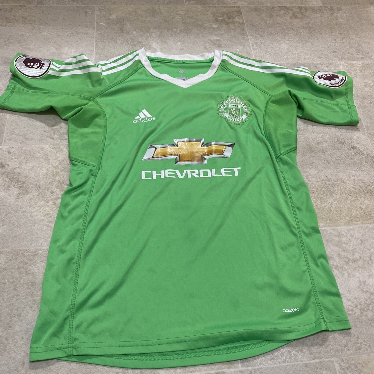 Manchester United Jersey Adizero 2017-18 Size L Soccer Adidas