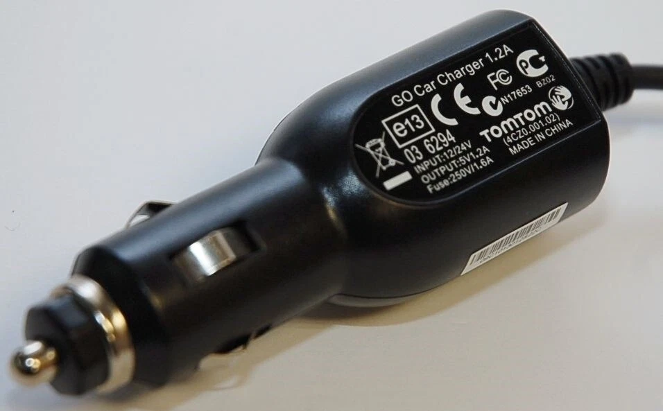 Adaptador Cargador Coche USB Original TomTom GPS GO 950 940 750 740 550 540 LIVE XXL Foto 3 de 4