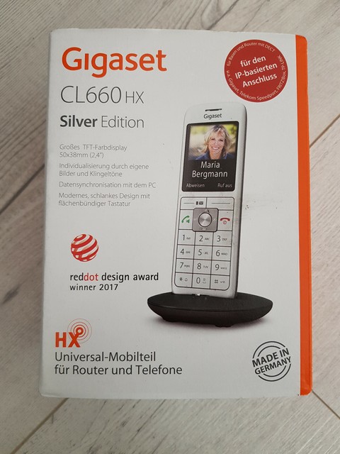 gigaset cl660hx mobilteil silber