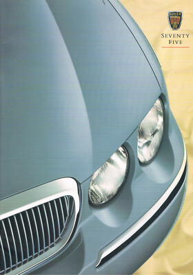 Prospekt Rover 75 Seventy Five von 7.1999 YL1