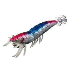 3D Floating Bait Luminous Shrimp Fishing Lure Glow Wooden Shrimp Dual Hook