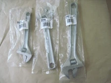 Lot of 3 Proto Adjustable Wrenches 12" J712B, 10" J710B, 8" J708B, NEW