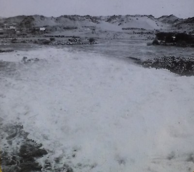 #ad High Water at Cataract on the Nile Egypt Magic Lantern Glass Photo Slide $6.95