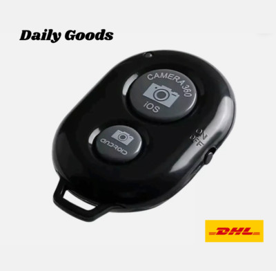 Mini Bluetooth Smartphone Kamera Auslöser Fernbedienung Schwarz EILVERSAND NEU