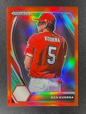 2021 Panini Prizm Draft Picks BEN KUDRNA Red Prizm @QI323