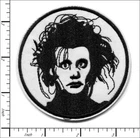 22 Pcs Embroidered Iron on patches Edward scissor 83x83mm AP066eD
