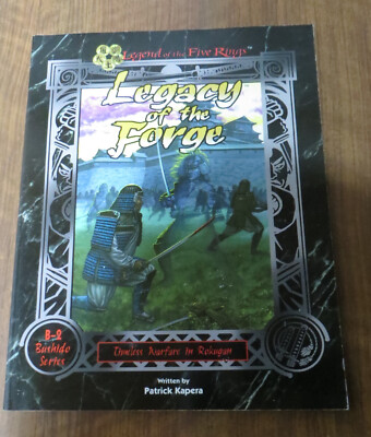 Legend of the five Rings - Legacy of the Forge - RPG - engl.