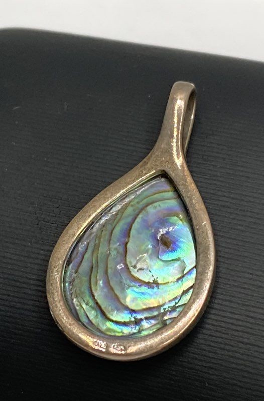 925 Sterling Silver Assorted Abalone Shell Pendan… - image 3