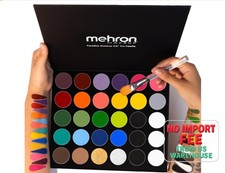 MEHRON Paradise Makeup AQ 30 Color Pro Palette AQUA for Body Face Painting