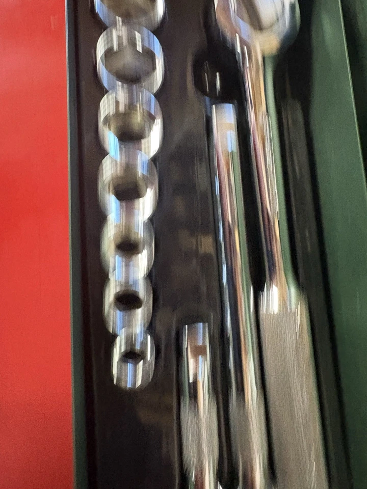 VINTAGE S-K TOOLS 18-pc. 3/8" DRIVE SAE SOCKET SET Long & Short 94520, USA - Image 3 of 4