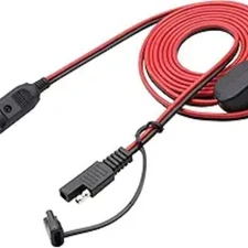 SAE Cable, 16AWG 12V Male Plug to SAE 2 Pin-2.4m-Male-Switch