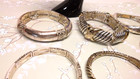 Jewelry Lot of 6 Stretch and Silver Beaded Bracelets for Repair Restring — photo 4