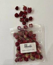 Dried Rose Bud, Jasmine Buds, Globe Amaranth, and Statice Flower