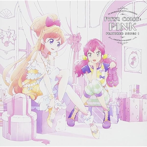 CD Aikatsu Friends TV Anime/Data Carddass Insert Song Single 1 ""First... Ja