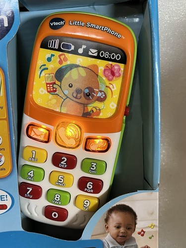 Teléfono inteligente VTech Little enseña números colores animales juguete de simulación bebés niños pequeños - Imagen 7 de 8