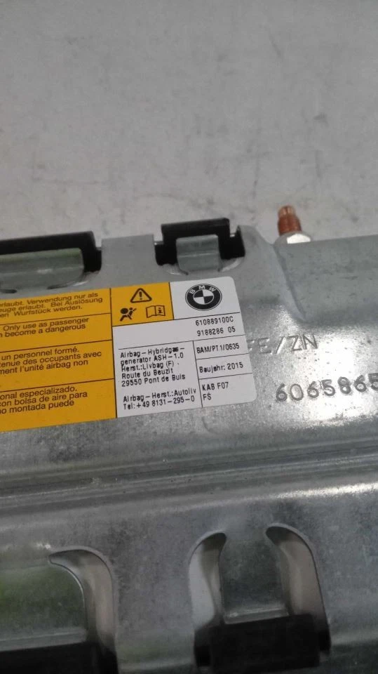 Bolsa de aire del conductor delantera rodilla del conductor para BMW 535i GT 448140 10-17 Foto 2 de 4