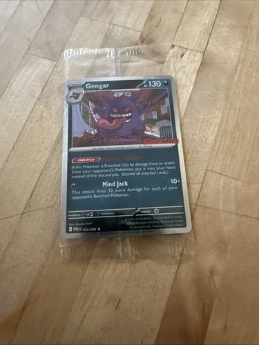 Pokemon TCG Gengar GameStop Promo Sealed Exclusive Limited In Stores