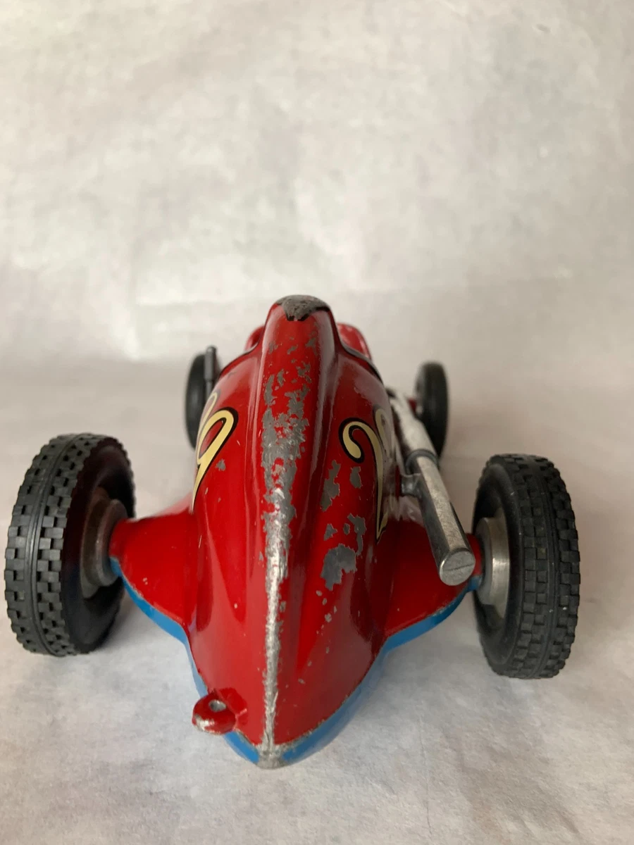 Roy Cox Fingerhut Drome Champion Tether rot #29 mit Armaturenbrett Aufkleber Vintage