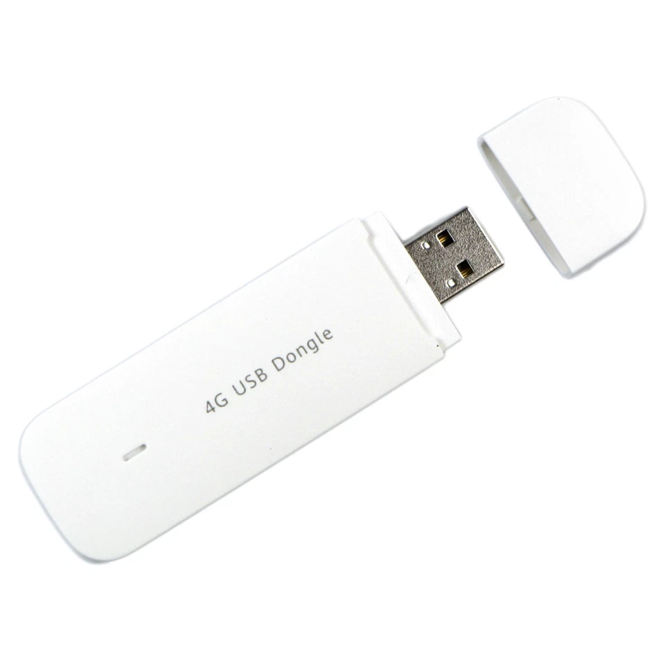 Huawei 4G LTE Usb-Dongle Surfstick bis150 Mbps Bianco 2x Mimo Antenna Raccordo - Immagine 3 di 4