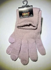 Winter Essentials Women's Texting Elongated Gloves New L/XL Locks In Heat