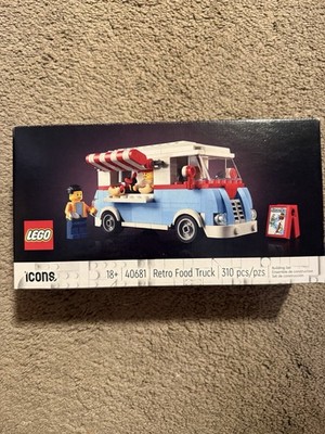 Sealed LEGO Icons Retro Food Truck 40681  Food Truck Complete Set 310 pcs