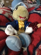Vintage Disney Store Pinocchio Jiminy Cricket Plush 16 Inch Toy New W Tag Rare