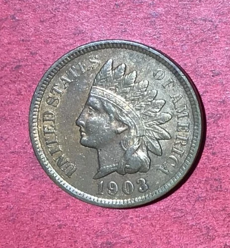 1903 US Indian Head Cent! XF Details! SHARP! Old US Coin!