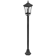 Produktbild - Outsunny Solar Gartenlaterne 127 cm Gartenlampe mit Kaltweiß Refurbished