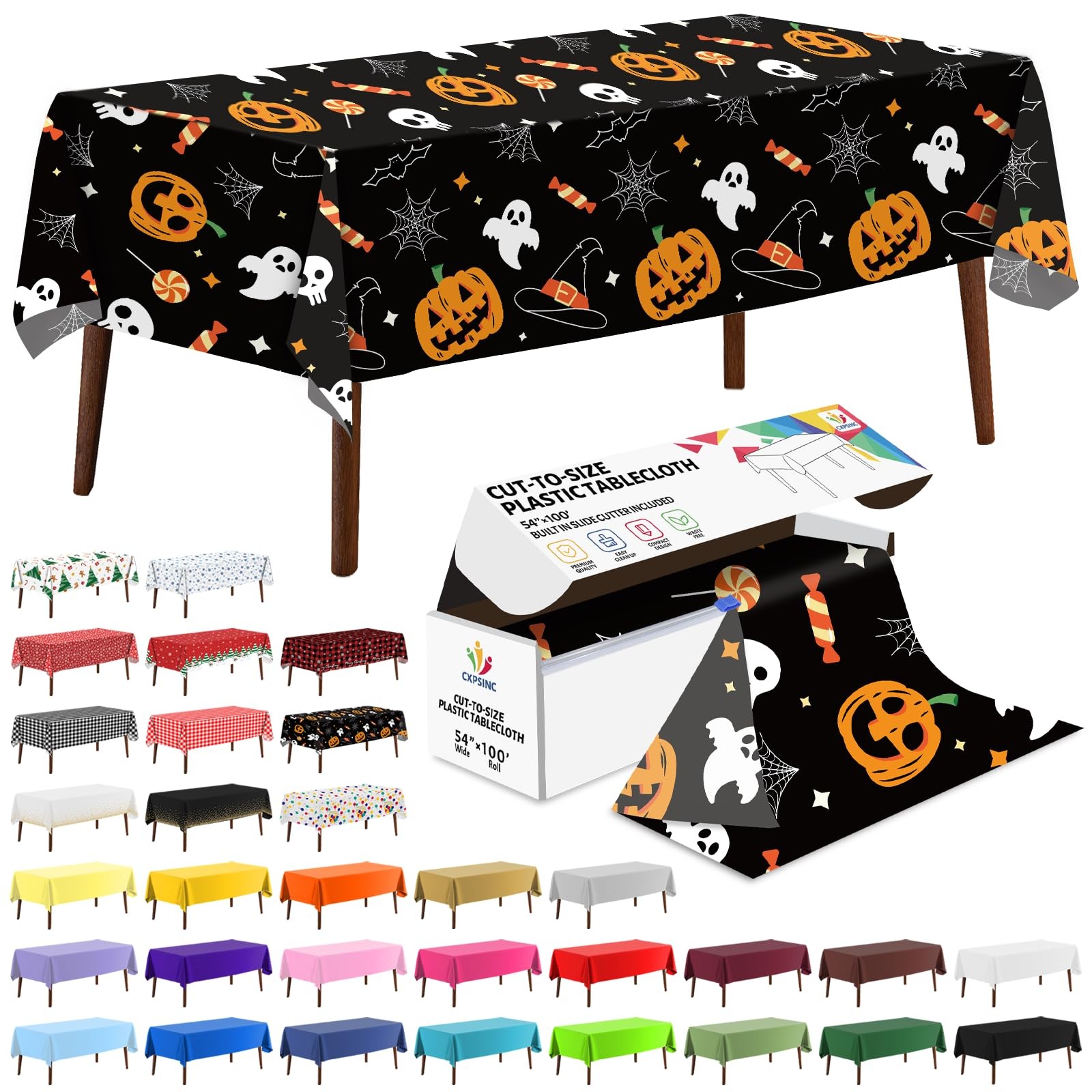 Roll Tablecloth W/ Cutter