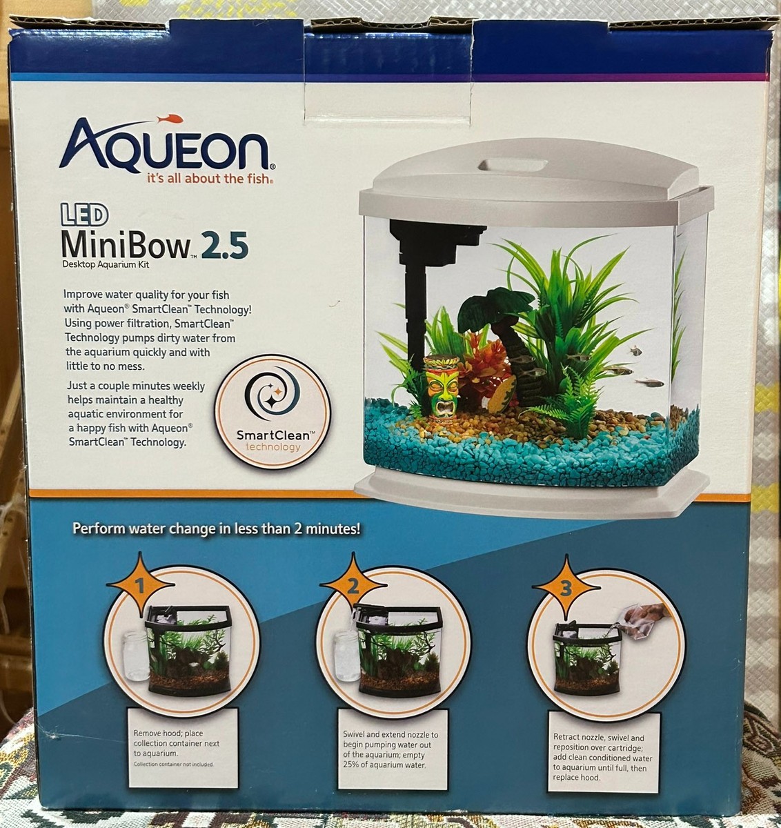 Aqueon LED MiniBow Black gal AAQ100543588 for sale