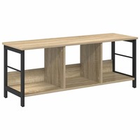BüCherregal Sonoma-Eiche Holzwerkstoff 102 X 32 X 40,5 Cm Standregal Raumteiler