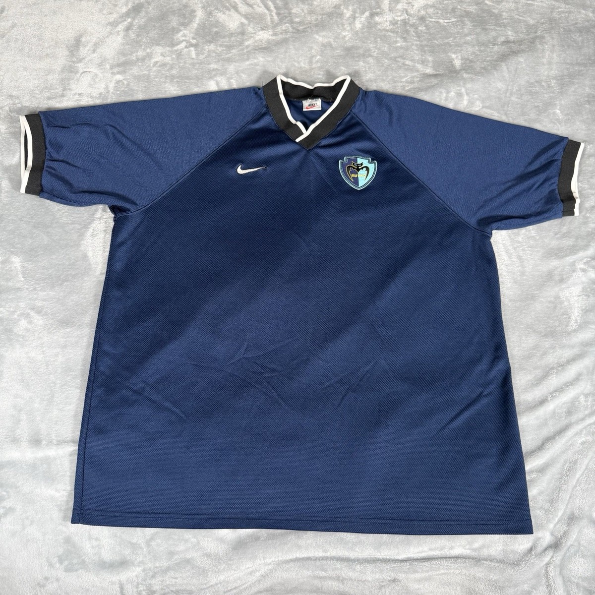 Vintage Nike Tampa Bay Mutiny MLS Jersey Mens 2XL (Estimated) Navy