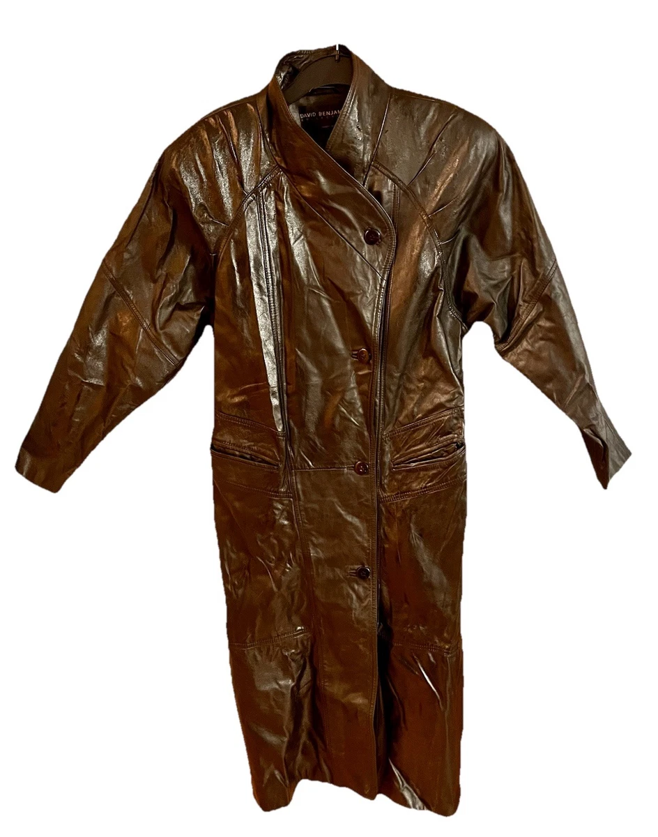 Trench-coat David Benjamin Collection Taille 12 Vert Olive – Occasion En Excellent état