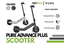 PURE ADVANCE PLUS E-SCOOTER  -GREAT VALUE SCOOTERS! – EXCELLENT