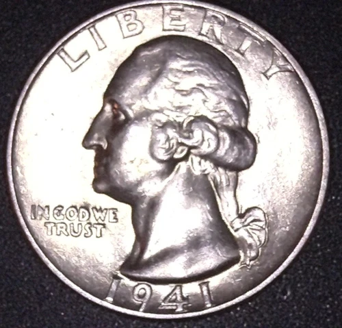 1941 Washington Quarter — photo from the most recent tracked eBay sale