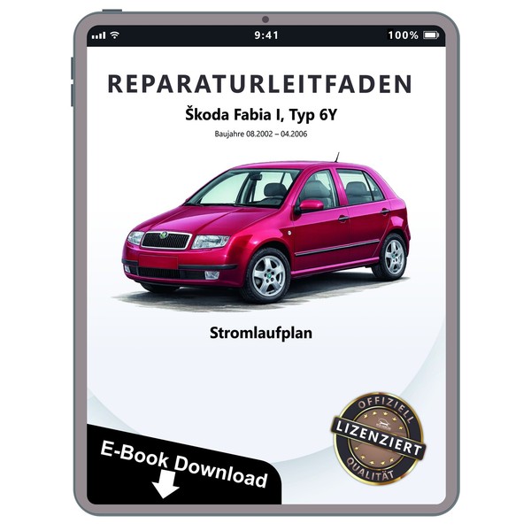 Skoda Fabia Typ 6Y 2002-2006 SchaltpläNe Verkabelung Steckerbelegung Ebook-image