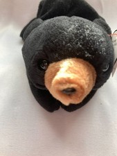 Ty Original Beanie Baby Blackie The Bear Retired 1993 MWMT