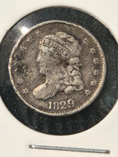 1829 CAPPED BUST HALF DIME