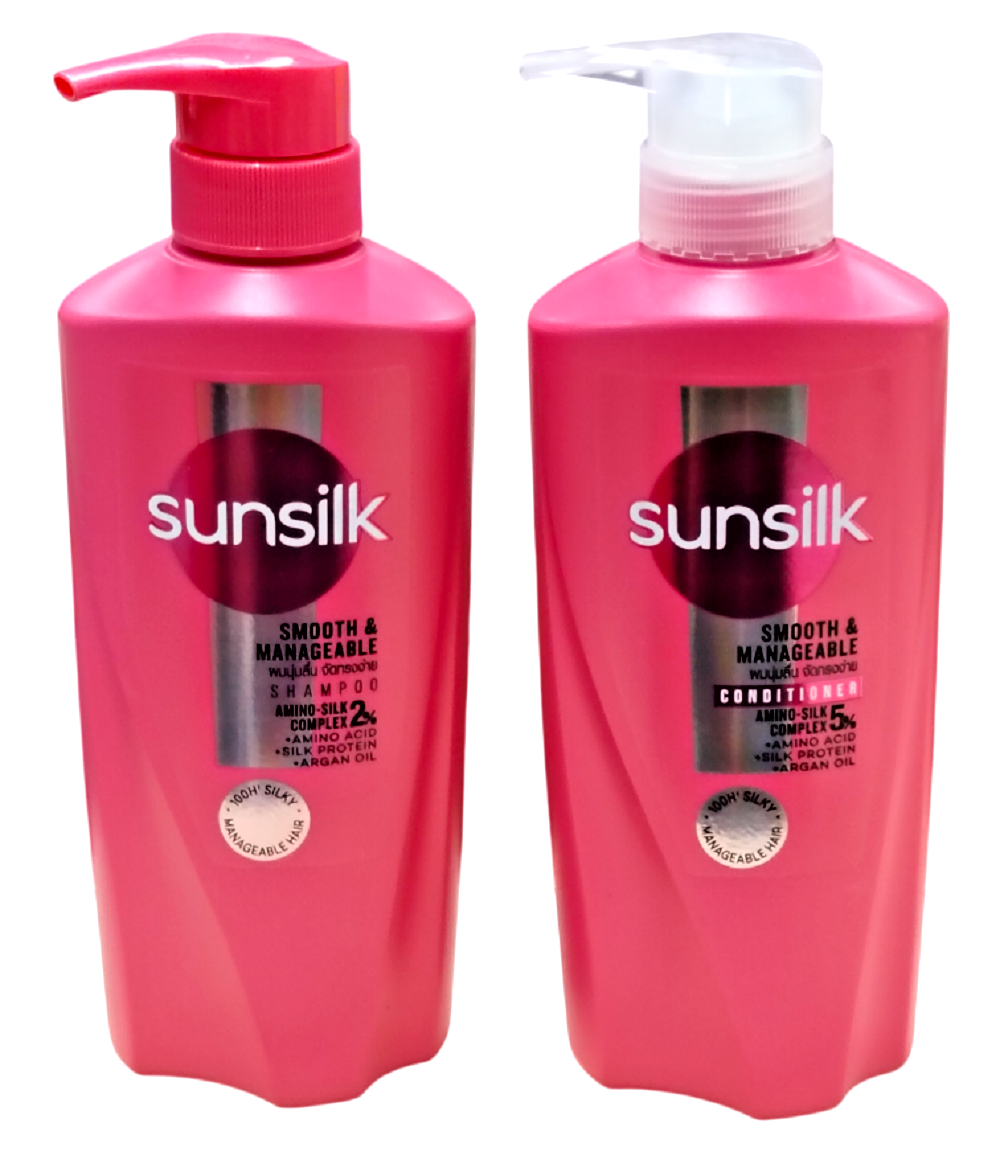 Sunsilk Smooth & Manageable Shampoo + conditioner 300ml Anti-Frizz