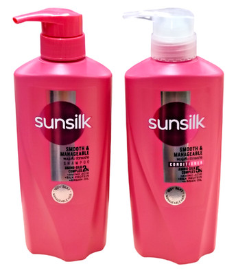 Sunsilk Smooth & Manageable Shampoo + conditioner 300ml Anti-Frizz Soft Silky