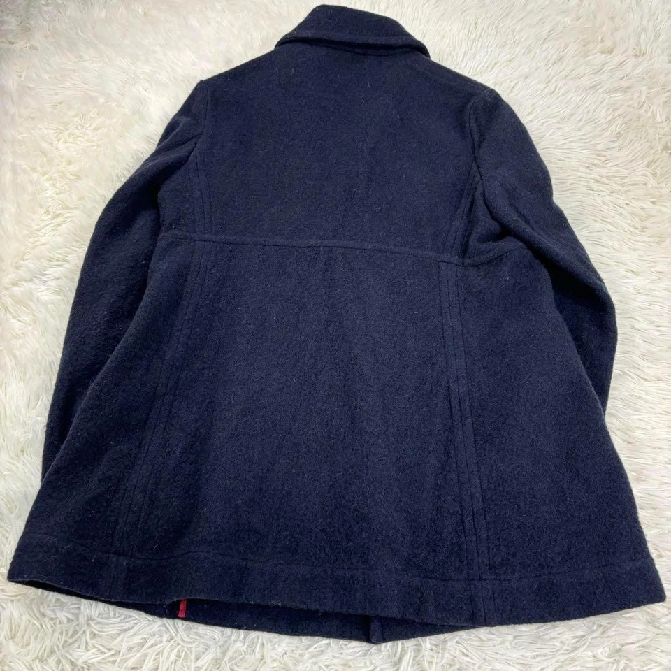 Medio abrigo 45rpm 45r, 100 % lana, azul marino, talla 3, para hombre Foto 3 de 4