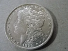 1881-P Morgan Silver Dollar Uncirculated nice coin